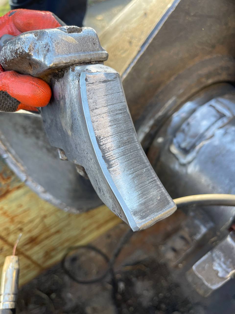 Bride meulée – finition propre