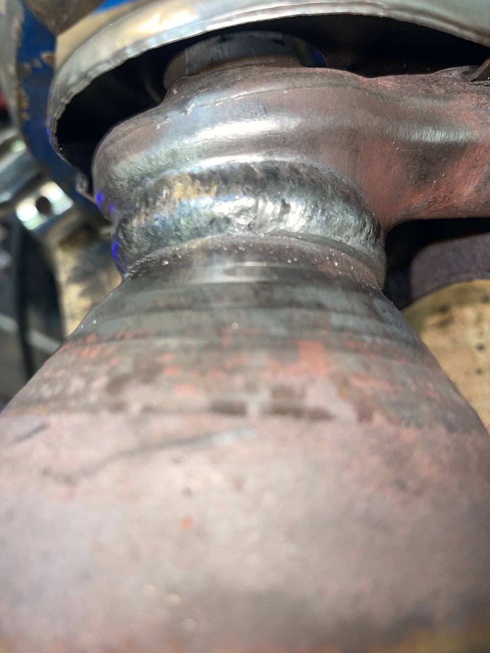 Détail soudure – cordon propre et précis